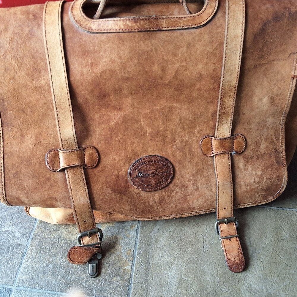 Vintage Eddie Bauer Beautifully Broken In Briefcase